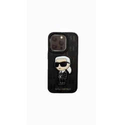 Чехол Karl Lagerfeld для iPhone 15 Pro Max, черный