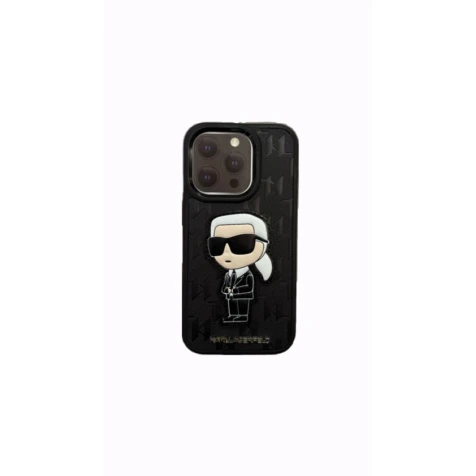 Чехол Karl Lagerfeld для iPhone 15 Pro Max, черный Чехол Karl Lagerfeld для iPhone 15 Pro Max, черный