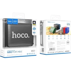 Портативная колонка Hoco BS51 Gold Brick, черный