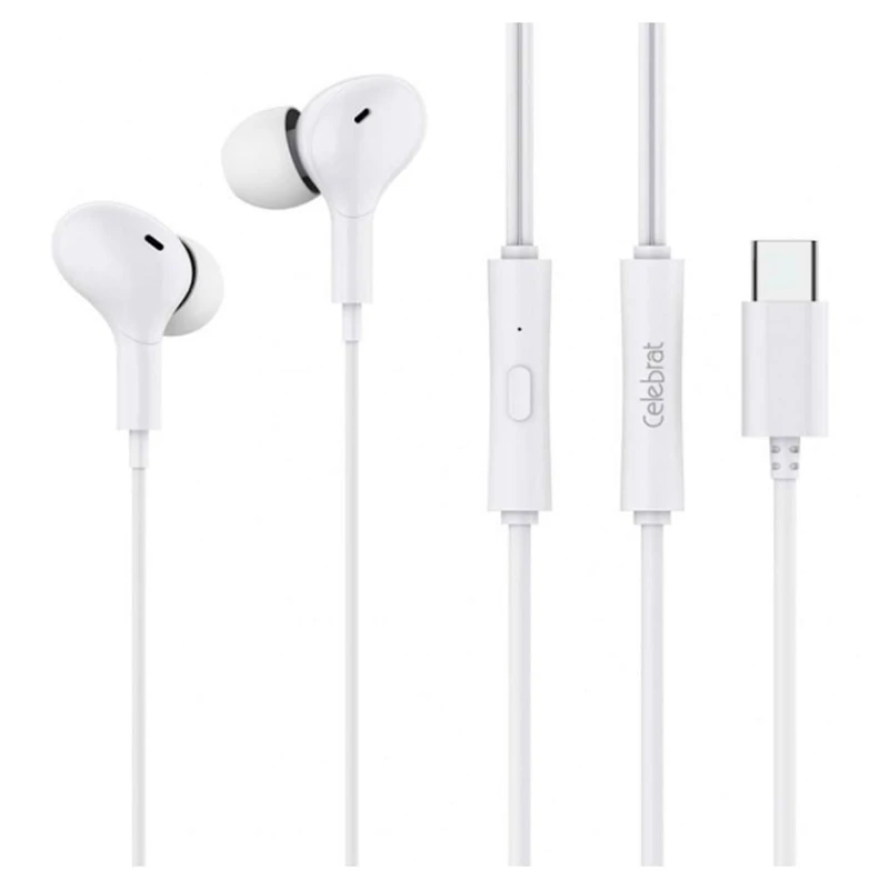 Simli qulaqlıqlar Celebrat D13 White