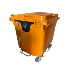 Zibil üçün bak ZK1200S, plastik, təkərli, sarı, 1200 l Zibil üçün bak ZK1200S, plastik, təkərli, sarı, 1200 l