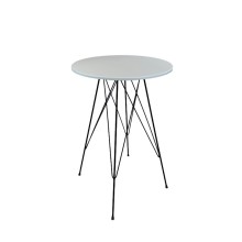 Masa Del Groups 300, MDF/metal, ağ, 70x70x98 sm