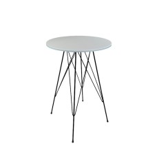 Masa Del Groups 300, MDF/metal, ağ, 70x70x98 sm