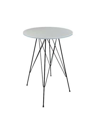 Masa Del Groups 300, MDF/metal, ağ, 70x70x98 sm