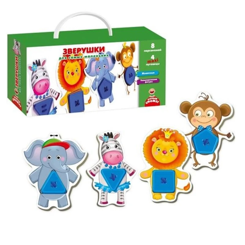 Düymələrlə oyun Vladi Toys Heyvanlar VT2905-11, 3-4 yaş