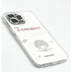 Çexol SS738 Apple iPhone 15 Pro Max üçün Transparent