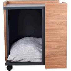 Tumba Ev Plus 12115645, LDSP, qara, 50x50x65 sm
