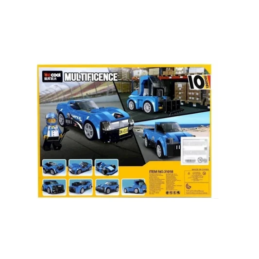 Blok konstruktor Decool Multificence Super Run Finals 31018, 208 element