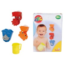 Çimmə üçün oyuncaq dəsti Simba ABC vakuum yapışqanlı, 18 aydan, plastik, rəngbərəng