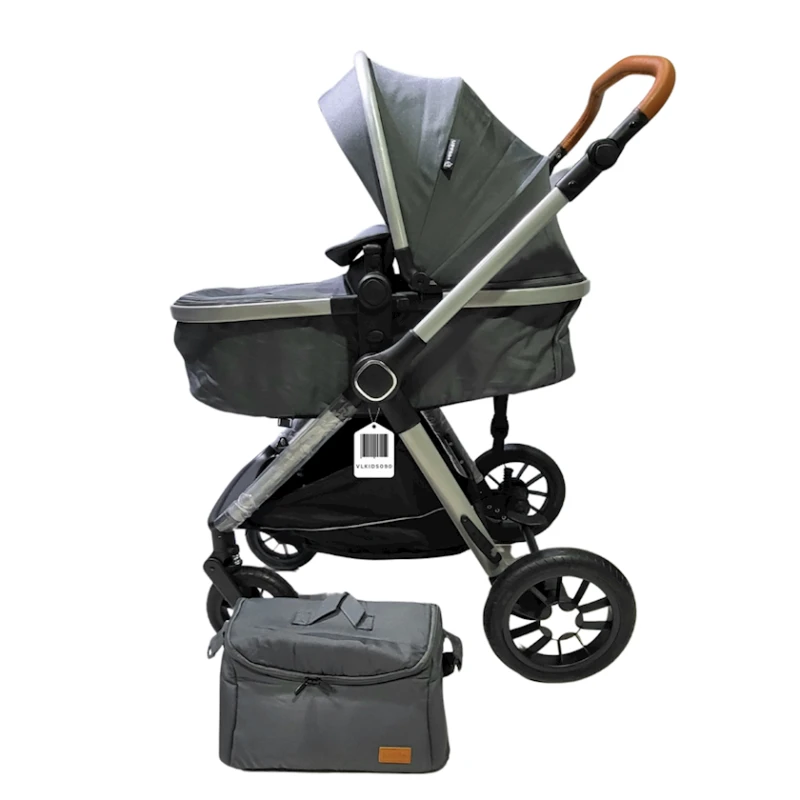Детская коляска Kidilo VL-KIDS-090, от 0 лет, cерый