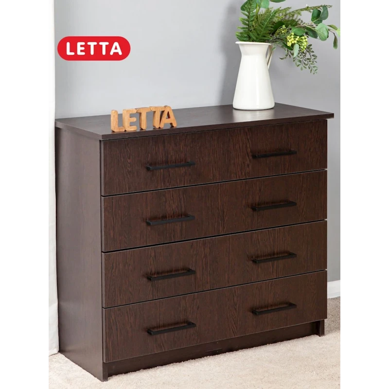 Тумба Letta, ЛДСП, коричневая, 72х40х75 см Тумба Letta, ЛДСП, коричневая, 72х40х75 см