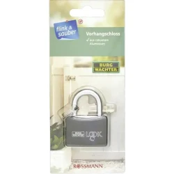 Замок навесной Flink & Sauber алюминий, в ассортименте Замок навесной Flink & Sauber алюминий, в ассортименте