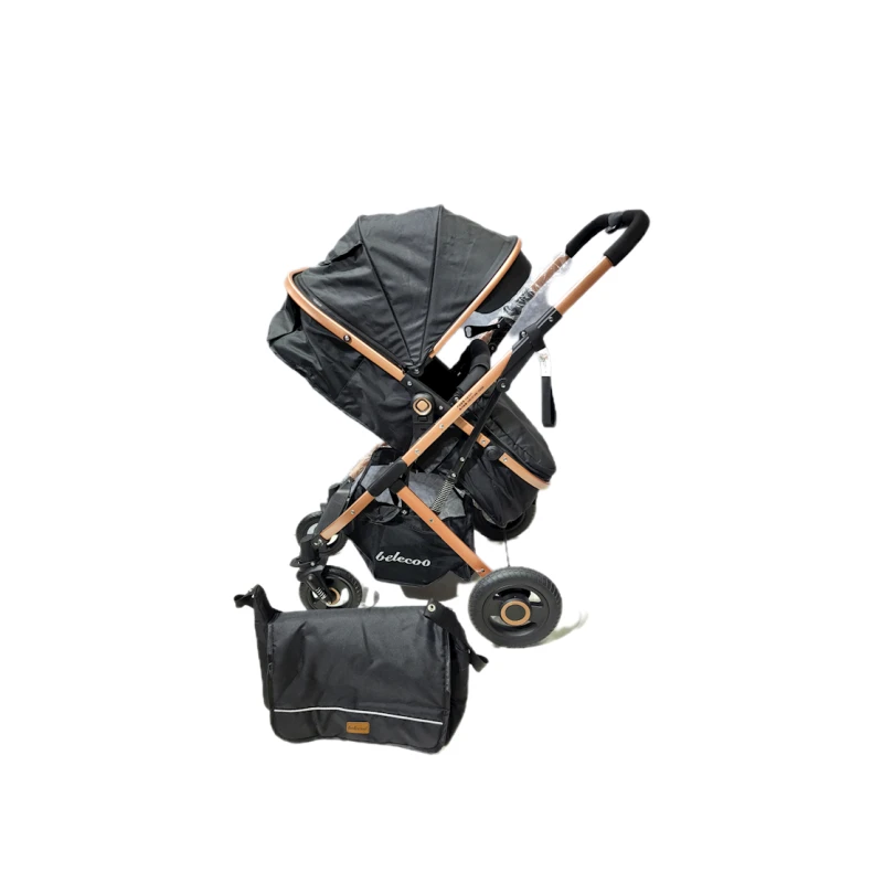 Детская коляска Belecoo 321, черная