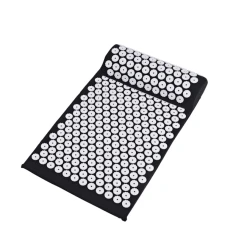 Массажный коврик Kahn_0008, 60x40 см, черный/белый