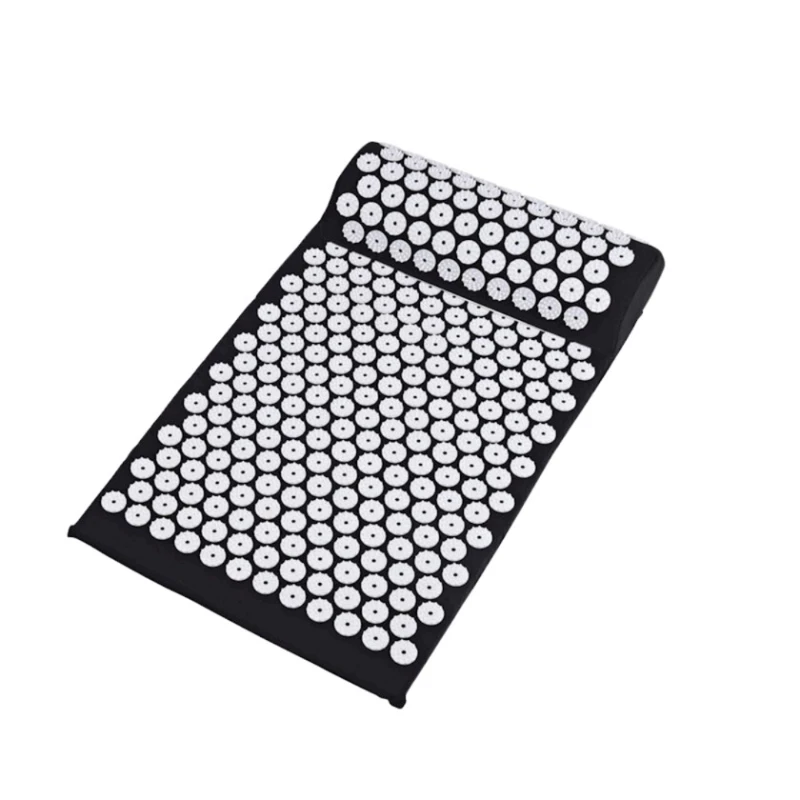 Массажный коврик Kahn_0008, 60x40 см, черный/белый