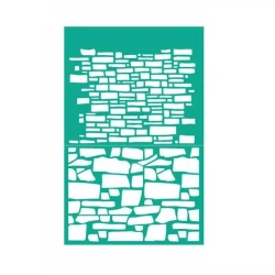 Trafaret yapışqan Rosa Talent, 13х20 sm, №1803 Teksturalar