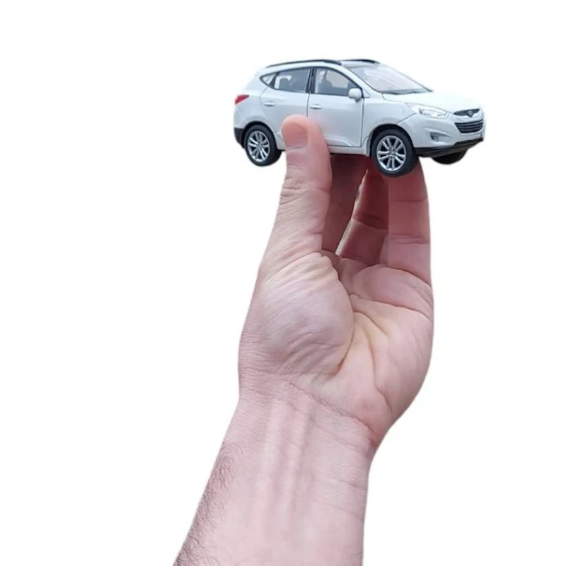 Maşın Hyundai İx35, plastik/metal, ağ, 11x4.5x3 sm Maşın Hyundai İx35, plastik/metal, ağ, 11x4.5x3 sm