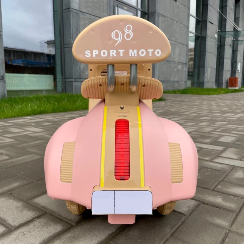 Elektrikli skuter K444PX, çəhrayı, 2+ yaş