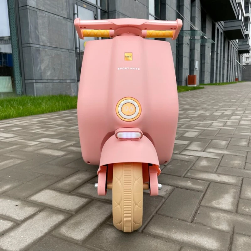 Elektrikli skuter K444PX, çəhrayı, 2+ yaş