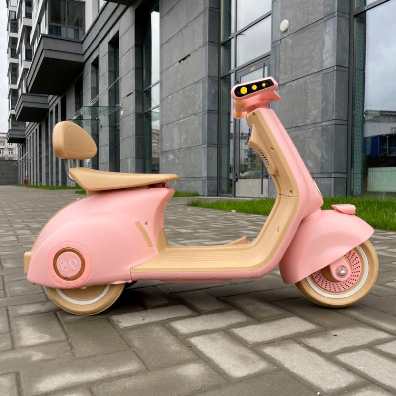 Elektrikli skuter K444PX, çəhrayı, 2+ yaş