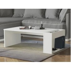 Jurnal masası TV Stend M11, laminat, ağ, 90x50x40 sm