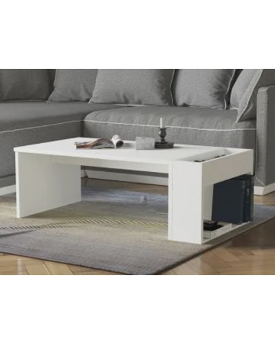 Jurnal masası TV Stend M11, laminat, ağ, 90x50x40 sm