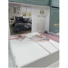 Yataq dəsti First Home FS-552, yorğan üzü 200x220 sm, mələfə 240x260 sm, yastıq üzləri 50x70 sm, satin, rəngbərəng