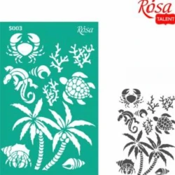 Трафарет самоклеящийся Rosa Talent №5003 Лето, 13х20 см