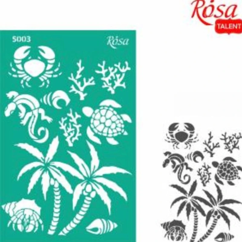 Трафарет самоклеящийся Rosa Talent №5003 Лето, 13х20 см