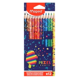 Набор цветных карандашей Maped Pixel Party 862204, 12 цветов