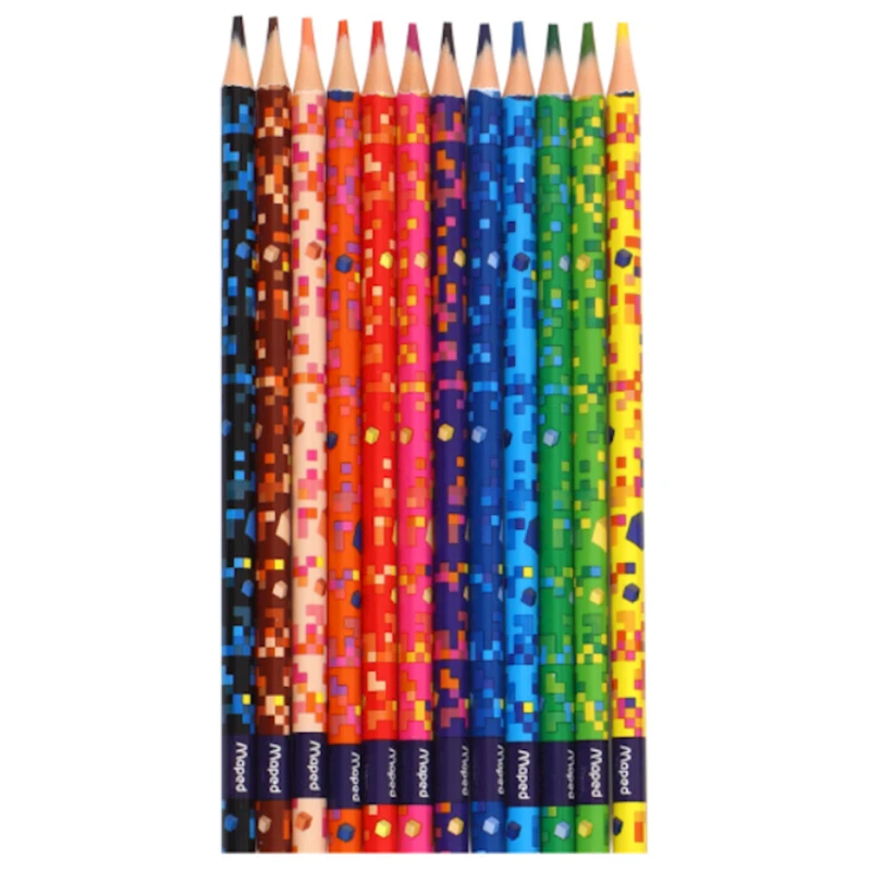 Набор цветных карандашей Maped Pixel Party 862204, 12 цветов Набор цветных карандашей Maped Pixel Party 862204, 12 цветов