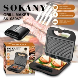 Тостер Sokany SK-08067, черный Тостер Sokany SK-08067, черный
