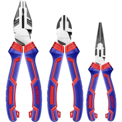 Набор плоскогубцев Emtop EPLS0321, 3 шт Набор плоскогубцев Emtop EPLS0321, 3 шт