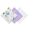 Набор пеленок Babyono Muslin 397/08, хлопок/бамбук, фиолетовый/белый, 0–6 мес, унисекс, 70x70 см, 3 шт Набор пеленок Babyono Muslin 397/08, хлопок/бамбук, фиолетовый/белый, 0–6 мес, унисекс, 70x70 см, 3 шт