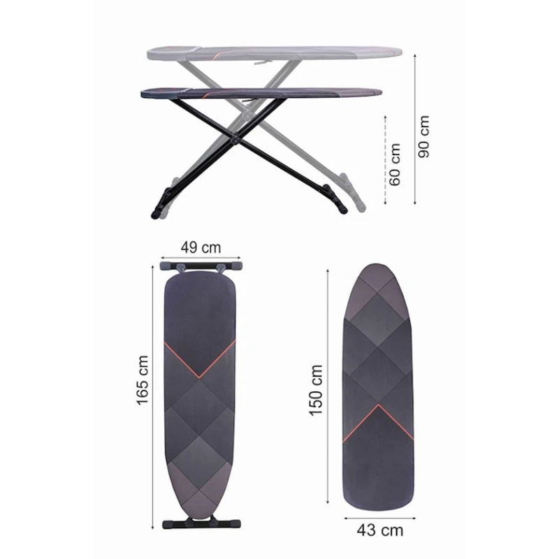 Гладильная доска Harbinger MM-152, 150x43 см, синий/серый Гладильная доска Harbinger MM-152, 150x43 см, синий/серый