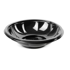 Salat üçün birdəfəlik qab dəsti Loyal 5518811682, polietilen tereftalat/polipropilen, qara, 18.2-17.5x4.85+3.2 sm, 500 ml, 1000 əd