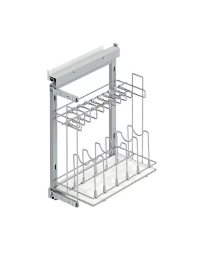 Tavaların saxlanılması üçün siyirtmə yeşik Starax S-2880-C, metal, gümüşü, 310x475x640 mm