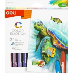 Набор пастели Deli Color Emotion EC20120, 24 цветов