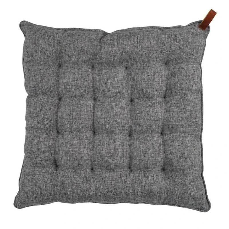 Подушка для стула JYSK Matorn 40x40x5 см, полиэстер, стеганый, серый