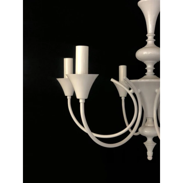 Люстра подвесная Şəms Aydınlatma 85024-8, 8 E14, белый глянец, размер 60x70 см - 8133-8 WT