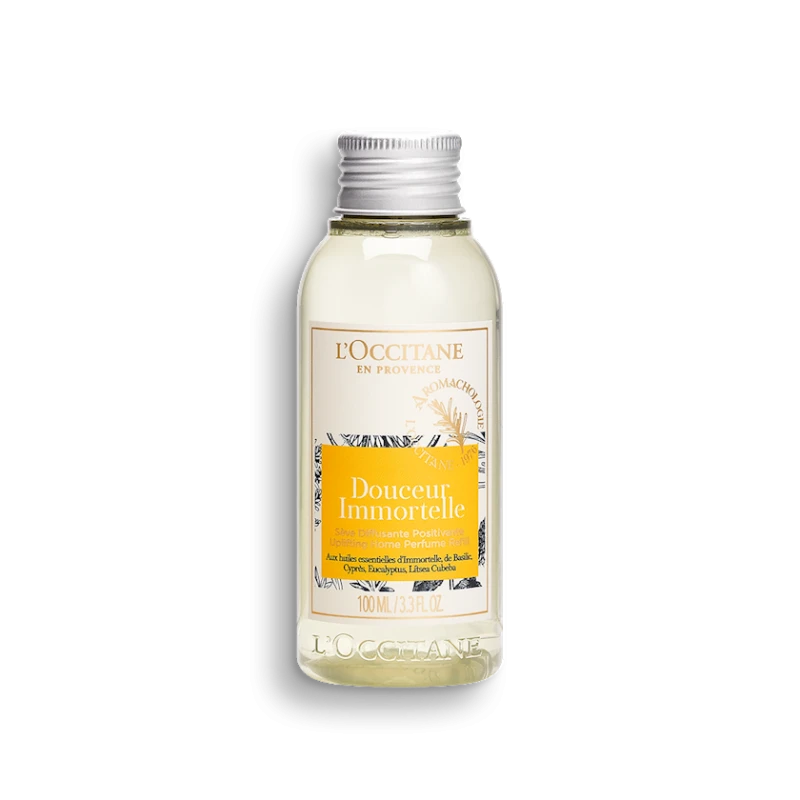 Aromatik diffuzor üçün doldurucu L'Occitane Douceur Immortelle Uplifting Refill 100 ml Aromatik diffuzor üçün doldurucu L'Occitane Douceur Immortelle Uplifting Refill 100 ml