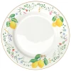 Тарелка Easy Life Fleurs Et Citrons, круг, 26.5 см, фарфор, разноцветный Тарелка Easy Life Fleurs Et Citrons, круг, 26.5 см, фарфор, разноцветный