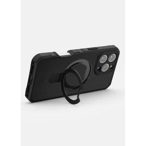 Чехол İtskins Supreme R Stand Nylon MagSafe для Apple iPhone 16 Pro Black