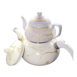 Набор чайников Green PC-0108, белый, 2.5 л + 0.8 л