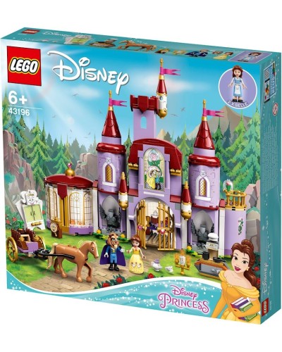 Konstruktor LEGO Disney Belle and the Beast's Castle 43196, 6+ yaş, 505 hissə