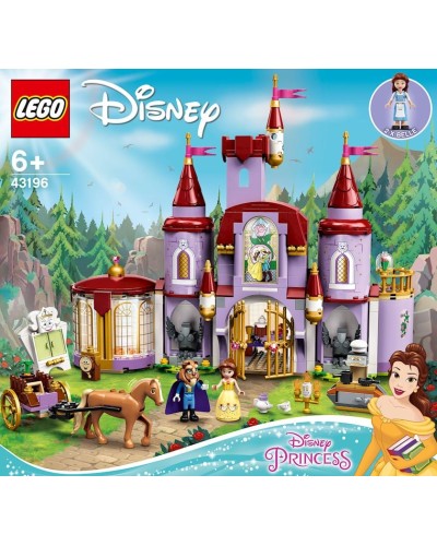 Konstruktor LEGO Disney Belle and the Beast's Castle 43196, 6+ yaş, 505 hissə