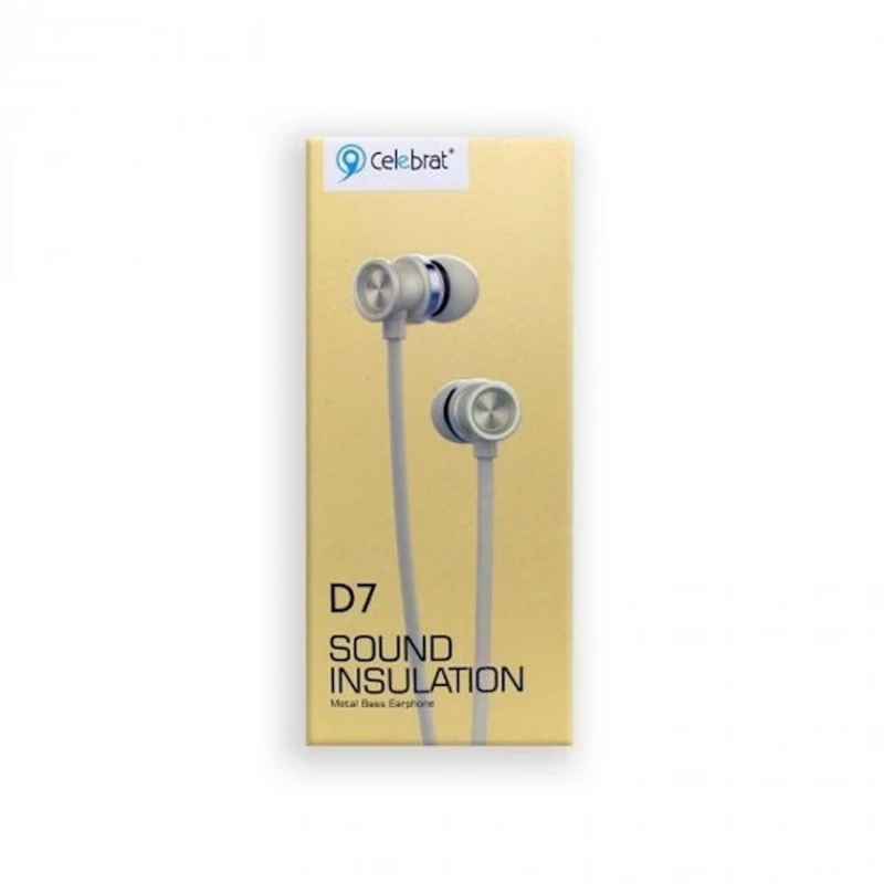 Проводные наушники Celebrat D7 Gold Проводные наушники Celebrat D7 Gold