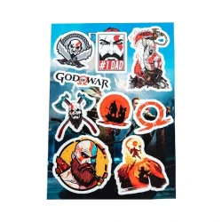 Набор наклеек God of War 9 шт