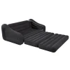 Двухспальный надувной диван-трансформер Intex Pull-Out Sofa 66552, черный, 203x224x66 см