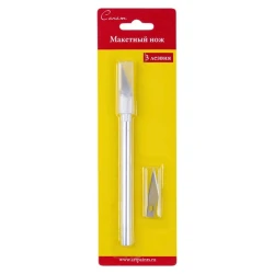 Макетный нож Невская палитра Сонет с 3 лезвиями Макетный нож Невская палитра Сонет с 3 лезвиями